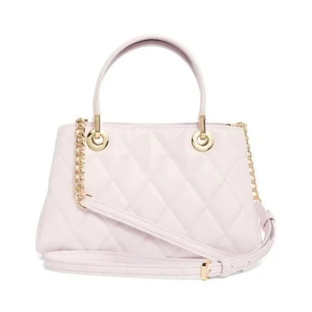 Kate Spade Carey Quilted Leather Satchel Purse Pale Amethyst - Picture 5 of 8